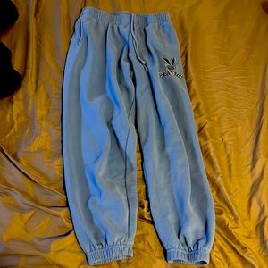 Size small playboy sweatpants from pacsun, only worn once and washed twice